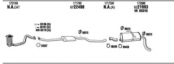 WALKER PEH07977BF Система випуску ОГ