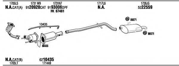 WALKER PEH16288CA Система випуску ОГ