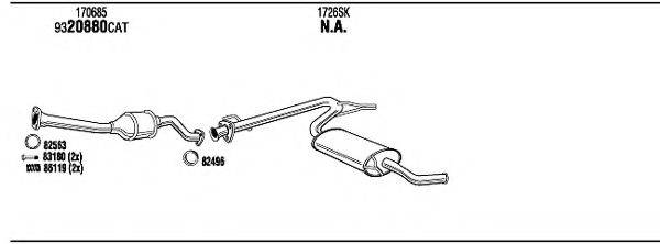 WALKER PEH16757A Система випуску ОГ