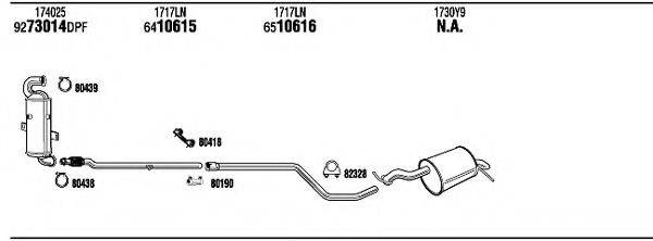 WALKER PEH18015DB Система випуску ОГ