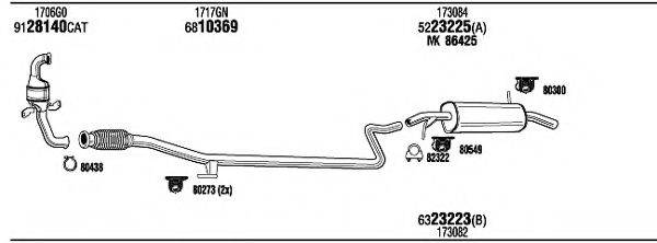 WALKER PEH23388A Система випуску ОГ