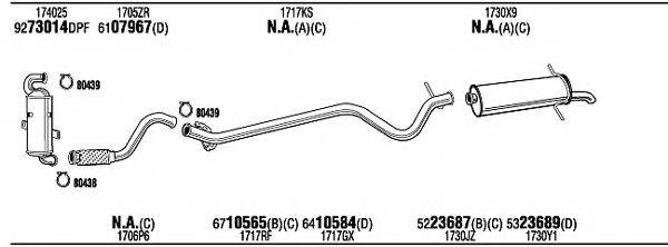 WALKER PEH24533AC Система випуску ОГ