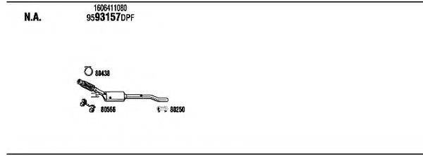 WALKER PEK31727A Система випуску ОГ