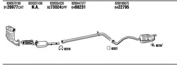 WALKER REH18781BB Система випуску ОГ