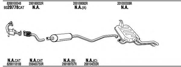 WALKER REH23370 Система випуску ОГ