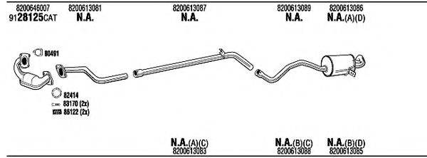 WALKER REH23493A Система випуску ОГ