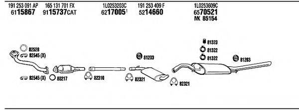 WALKER SE50049 Система випуску ОГ