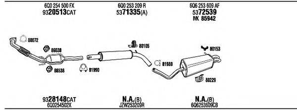 WALKER SEH16525AC Система випуску ОГ