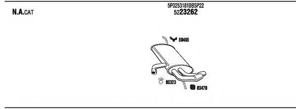 WALKER SEH28602 Система випуску ОГ