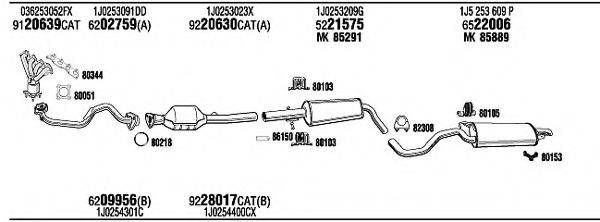 WALKER SKH15292 Система випуску ОГ