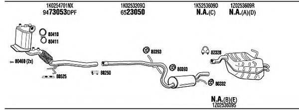 WALKER SKH20001B Система випуску ОГ