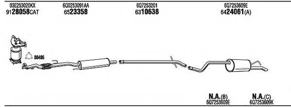 WALKER SKK23292 Система випуску ОГ