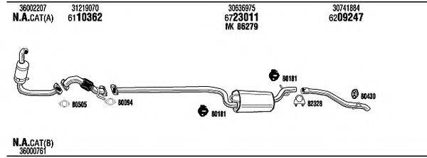 WALKER VOH18601A Система випуску ОГ