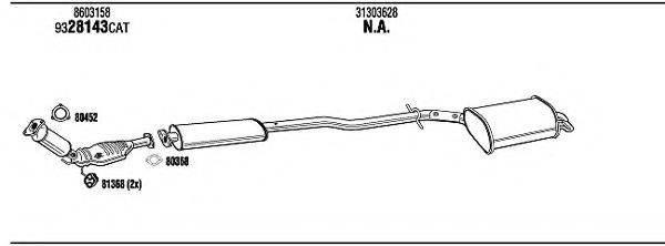 WALKER VOK16570B Система випуску ОГ