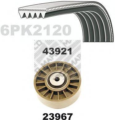 MAPCO 23921 Полікліновий ремінний комплект