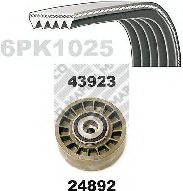 MAPCO 23924 Полікліновий ремінний комплект