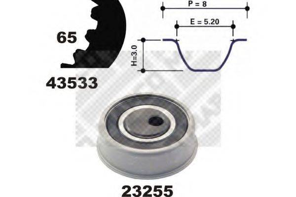 MAPCO 23533 Комплект ременя ГРМ