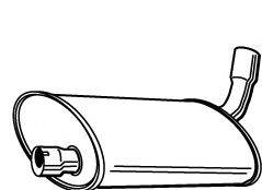 FONOS 610648 Середній глушник вихлопних газів