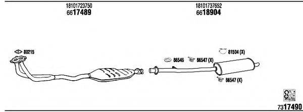 FONOS BW31819 Система випуску ОГ