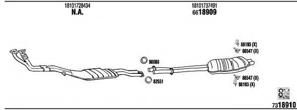 FONOS BW32507 Система випуску ОГ