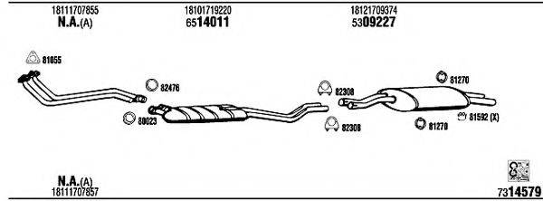 FONOS BW32511A Система випуску ОГ