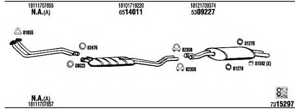 FONOS BW32519B Система випуску ОГ