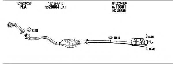 FONOS BW32527A Система випуску ОГ