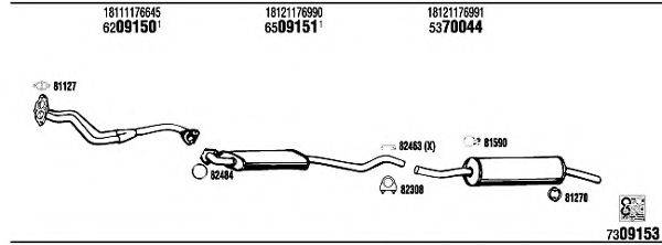 FONOS BW40108A Система випуску ОГ