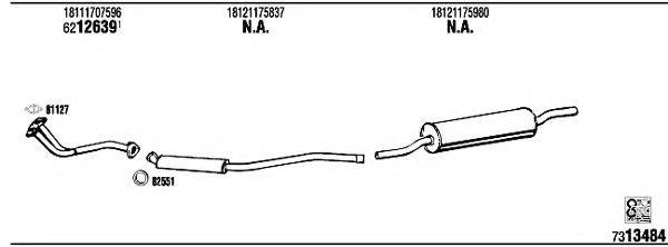 FONOS BW51802A Система випуску ОГ