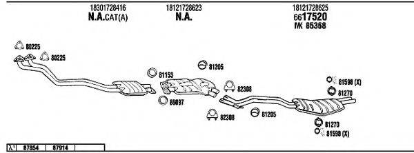 FONOS BW52513A Система випуску ОГ