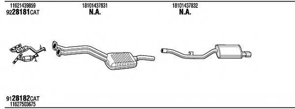 FONOS BWH11299 Система випуску ОГ