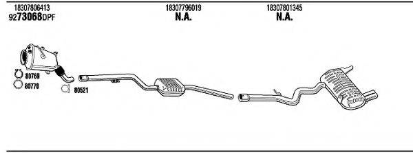 FONOS BWH22539B Система випуску ОГ