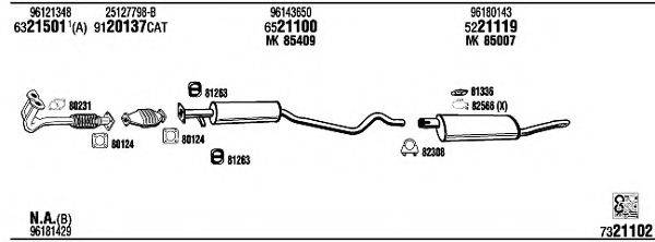 FONOS DW12053 Система випуску ОГ