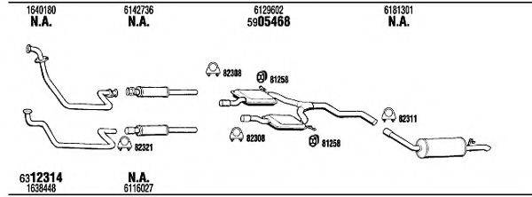 FONOS FO31163 Система випуску ОГ