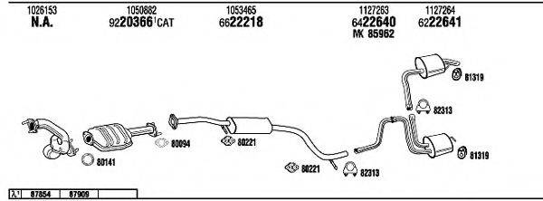 FONOS FO60073 Система випуску ОГ