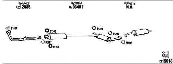 FONOS LN70006 Система випуску ОГ