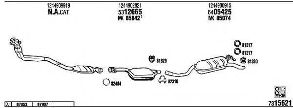 FONOS MB24210 Система випуску ОГ