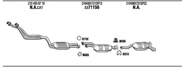 FONOS MB28041 Система випуску ОГ