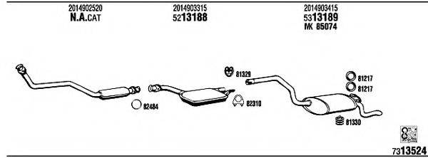 FONOS MB30042 Система випуску ОГ