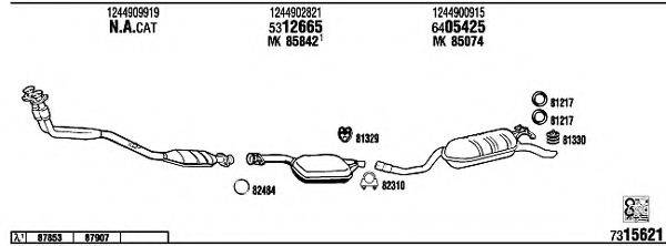 FONOS MB33710 Система випуску ОГ