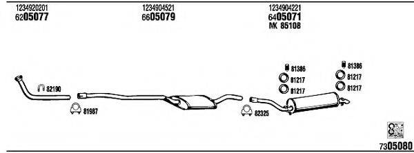 FONOS MB42002C Система випуску ОГ