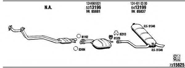 FONOS MB43314 Система випуску ОГ