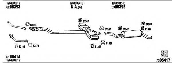 FONOS MB44303B Система випуску ОГ