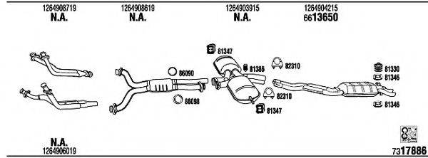 FONOS MB56005B Система випуску ОГ