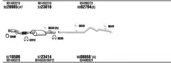 FONOS MBH14981 Система випуску ОГ