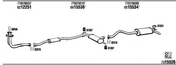 FONOS RE72164 Система випуску ОГ