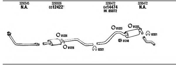 FONOS VO34003A Система випуску ОГ