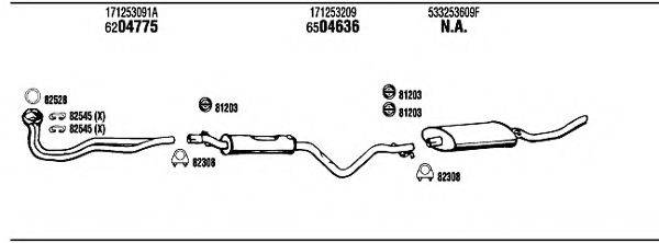 FONOS VW20415 Система випуску ОГ