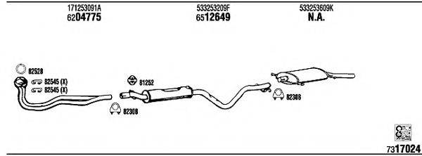 FONOS VW35207 Система випуску ОГ