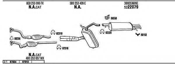 FONOS VW50162 Система випуску ОГ